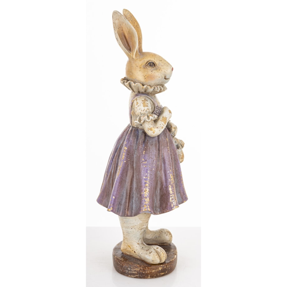 Figurka - króliczka 26x12x9,5 cm AMELIA z torebką