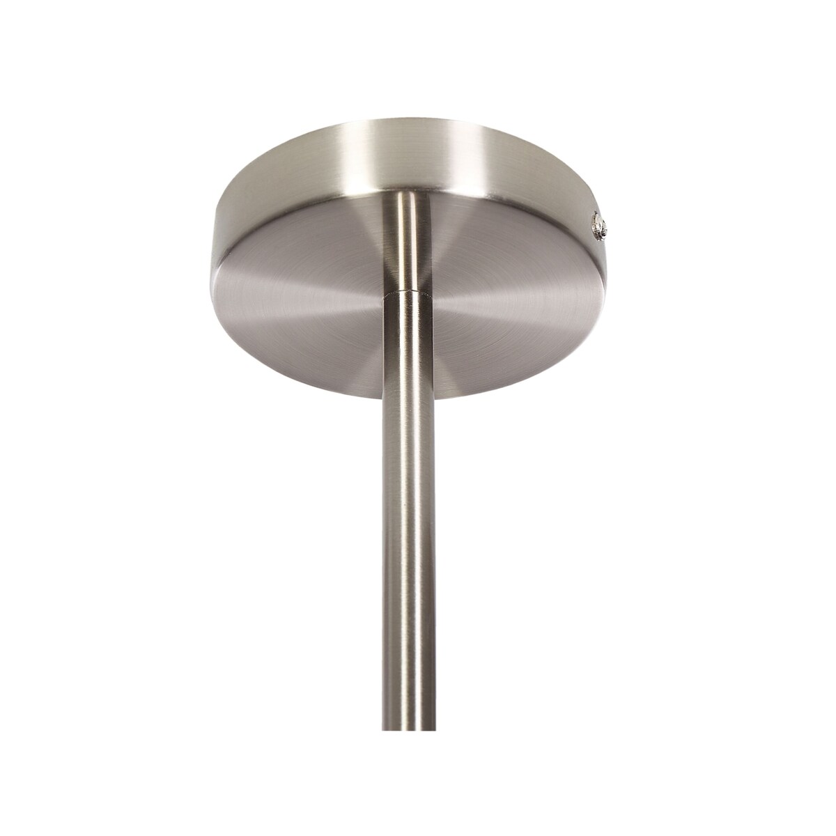 Lampa wisząca 10-punktowa metalowa srebrna RAMIS