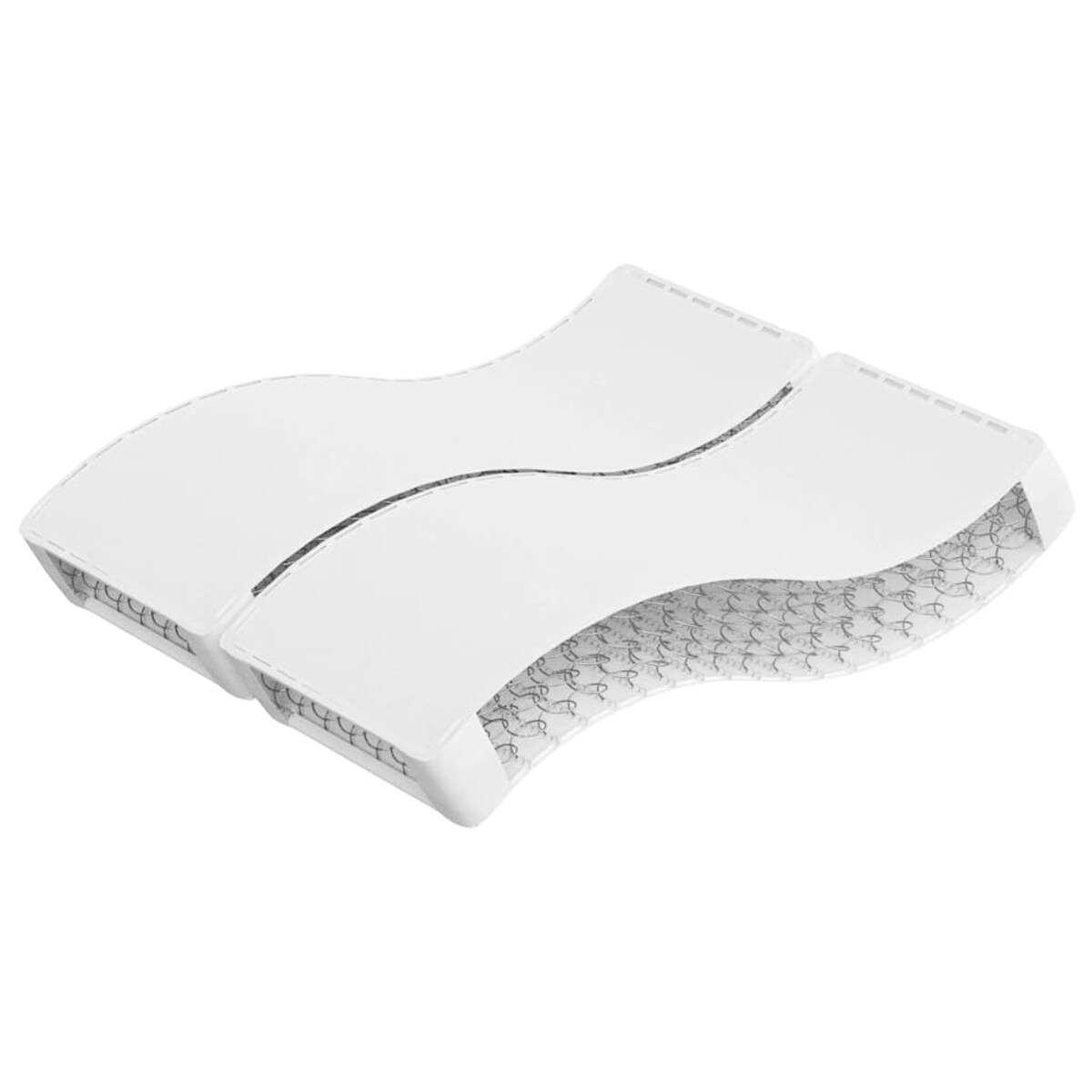 vidaXL Materac bonellowy, twardość średnia, 140x190 cm