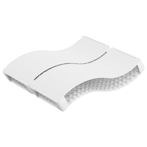 vidaXL Materac bonellowy, twardość średnia, 140x190 cm