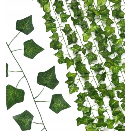 6X Sztuczny Bluszcz Girlanda Na Balkon Ścianę