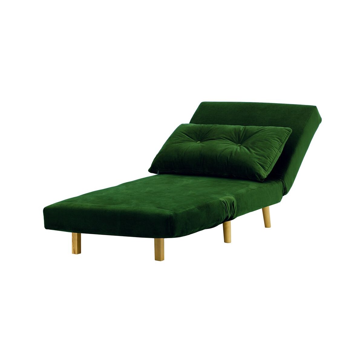 Fotel rozkładany Flic 77 cm-Velluto 10-like oak