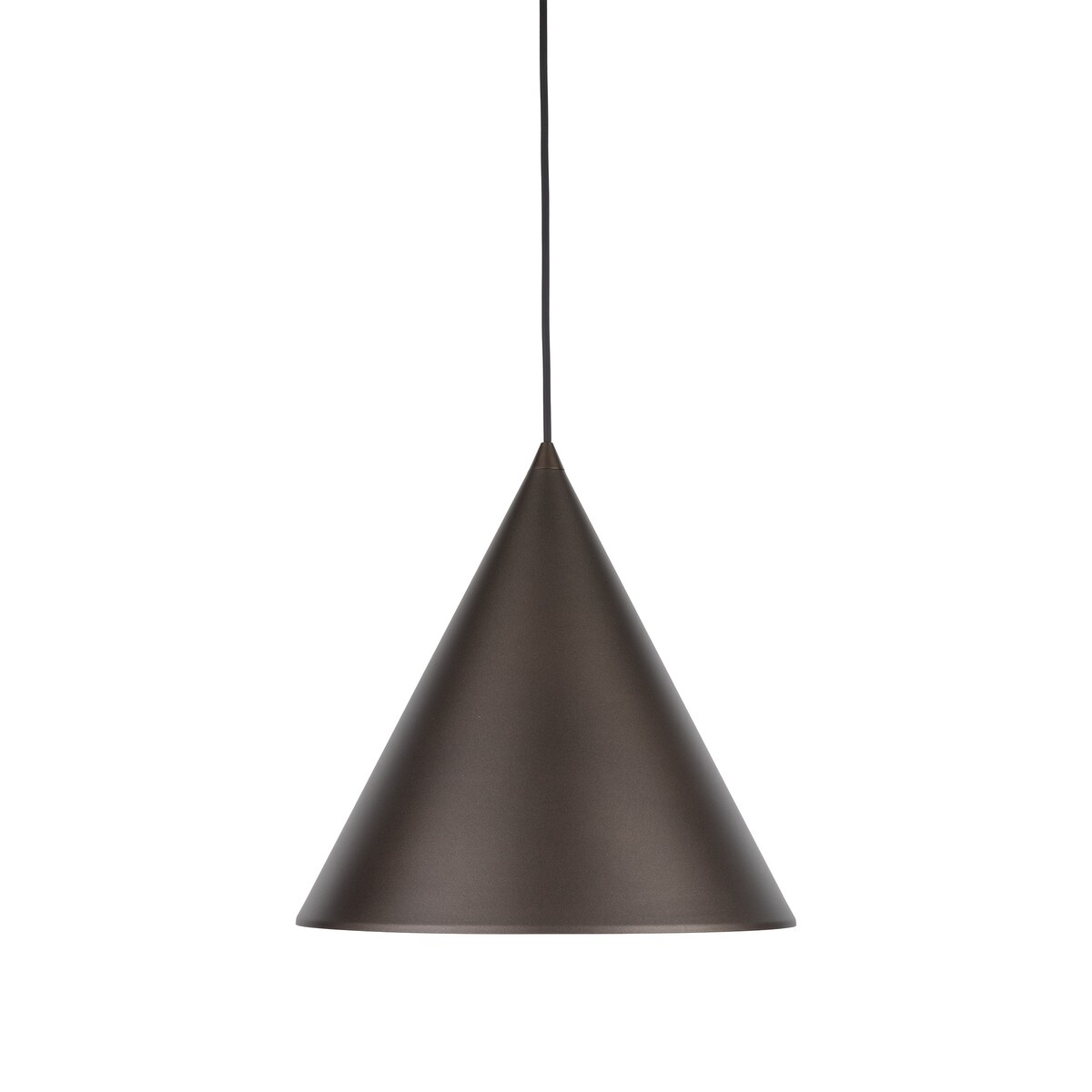 Lampa wisząca TK Lighting CONO BROWN 10038 brązowa metalowa E27 32 cm do salonu i jadalni