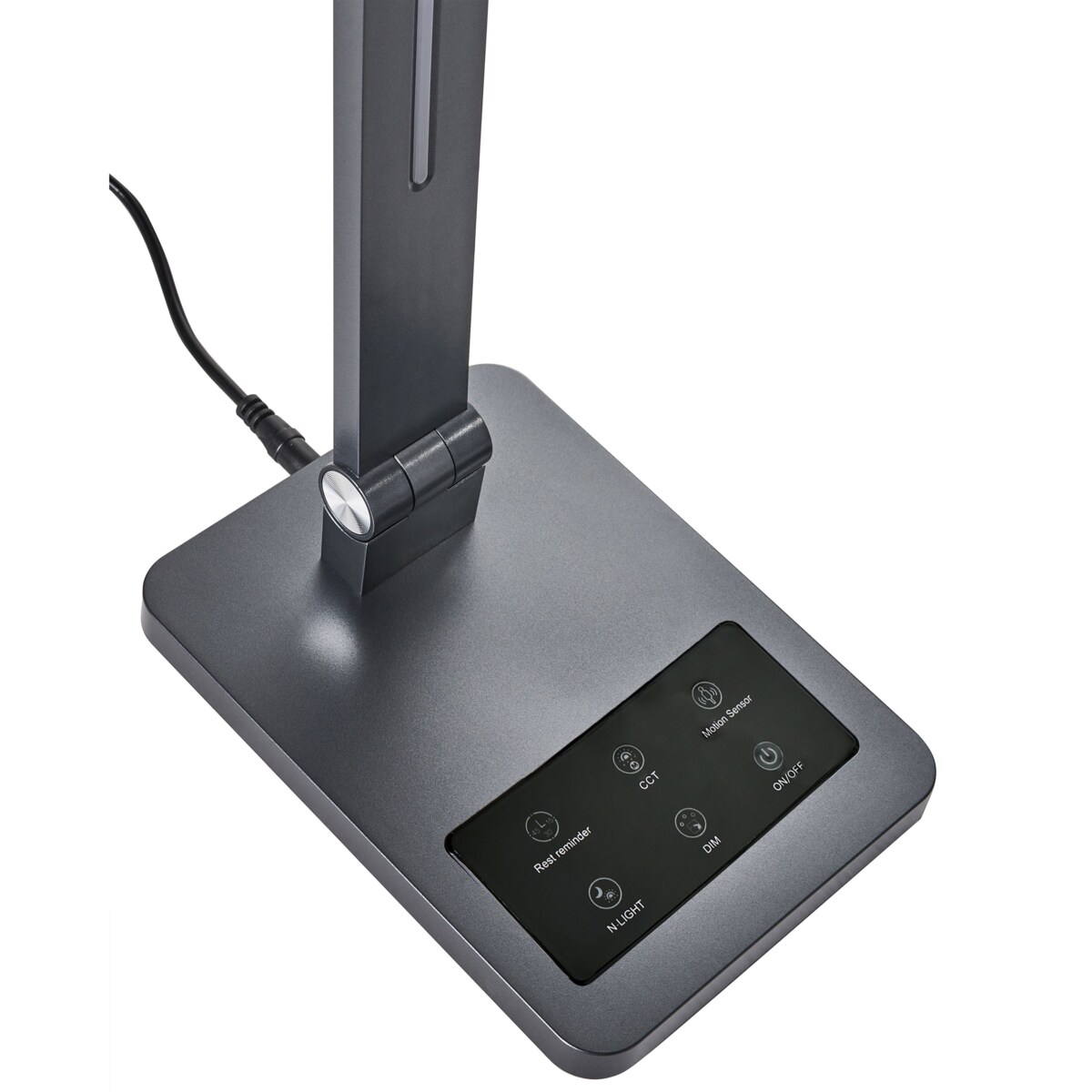 Lampa biurkowa LED LEPUS Z czujnikiem ruchu Ciemnoszary