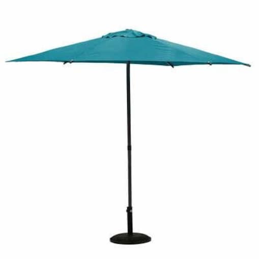 PARASOL OGRODOWY 2,2x2,7m ROZKŁADANY Soya NIEBIESKI