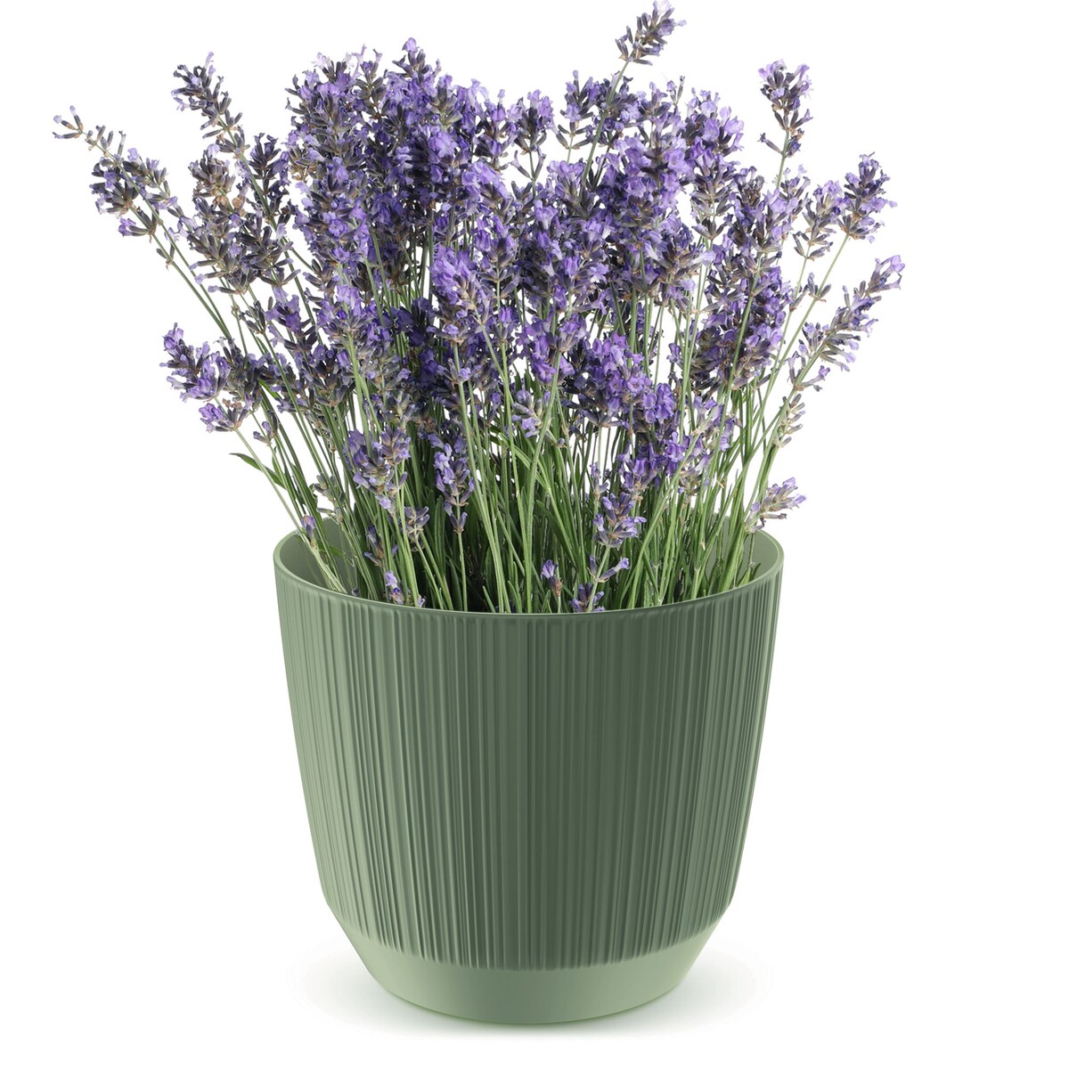 Doniczka Osłonka Domowa 12,6 Cm Ryfo Na Stół Parapet Do Domu Zielona