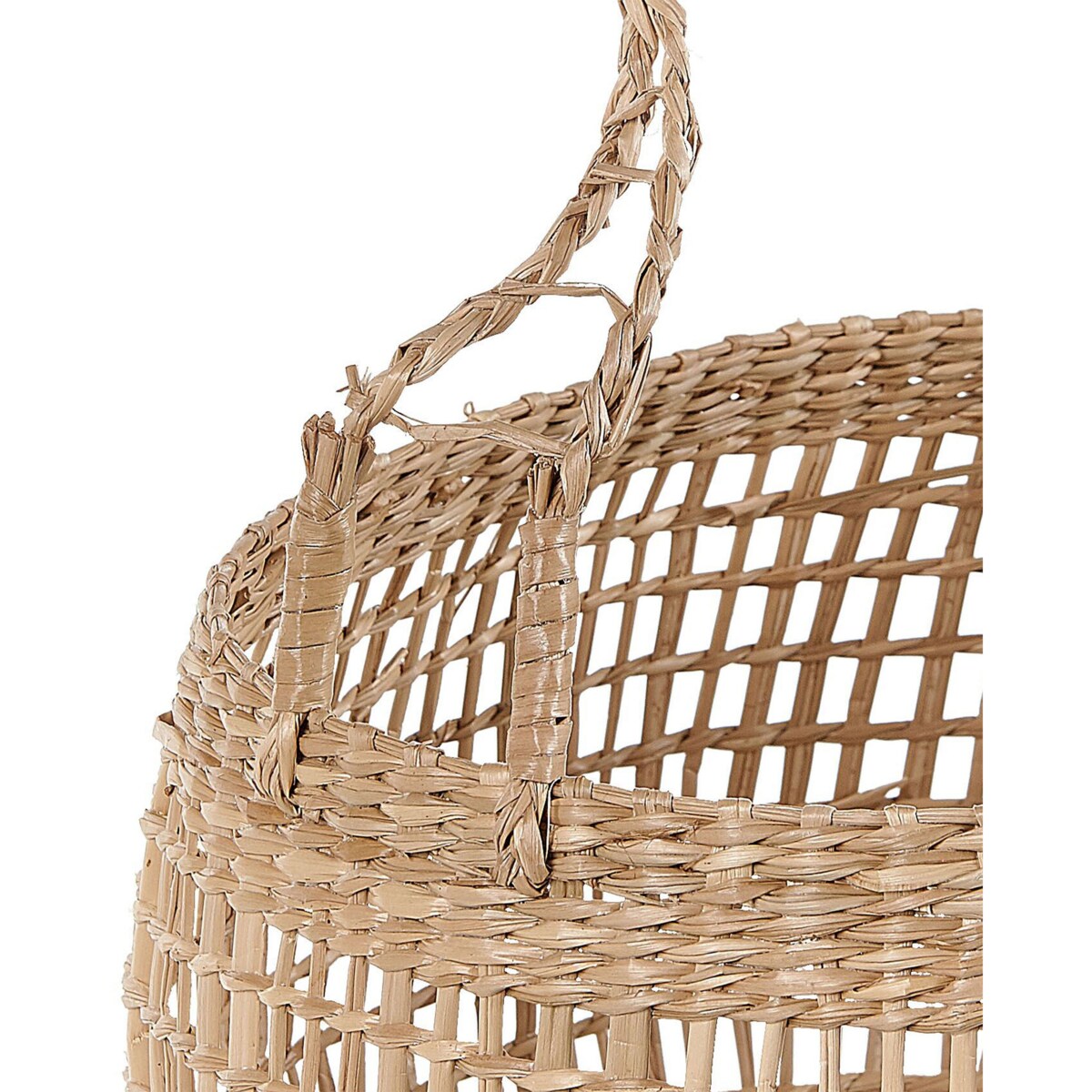 Zestaw 3 koszy z trawy morskiej naturalny ARAPAIMA