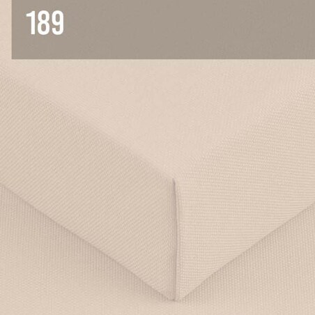 Fauteuil Soledo Beige clair - Cadre blanc