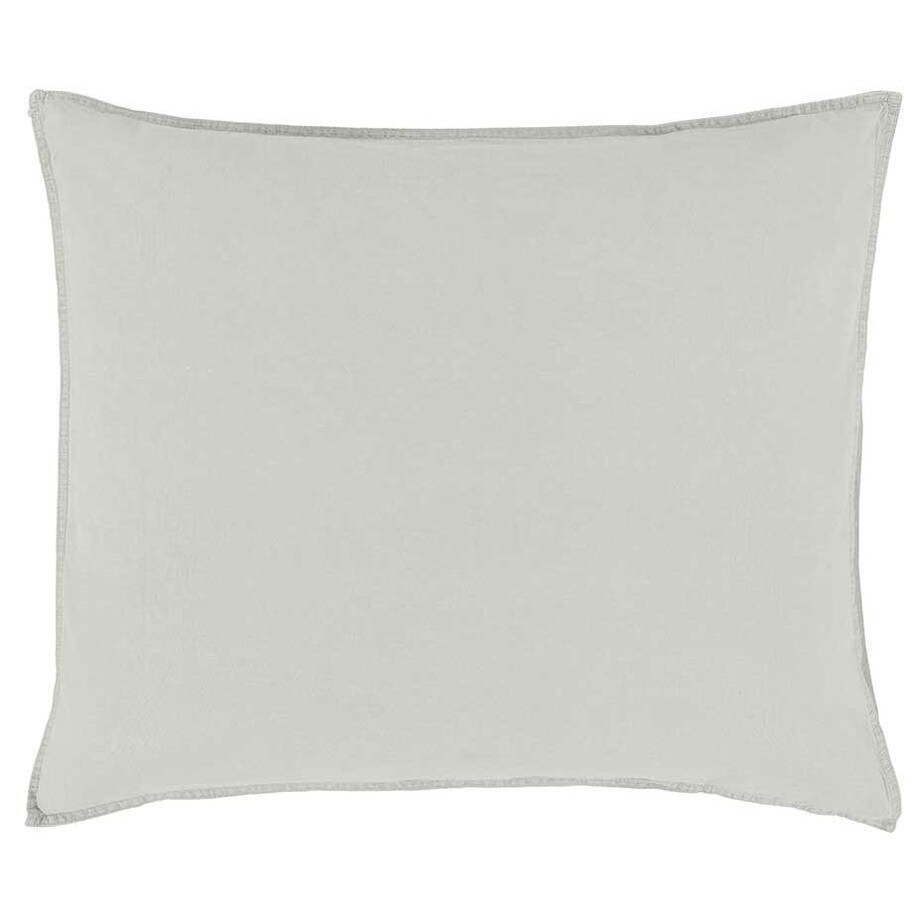 Ekskluzywna bawełniana poszewka na poduszkę dekoracyjną w kolorze srebra, poduszka ozdobna, Essenza, 60 x 70 cm