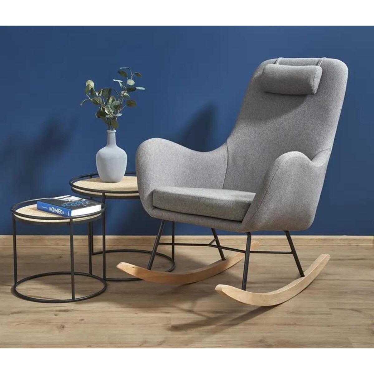 Fotel bujany BOTAS szary - powystawowy