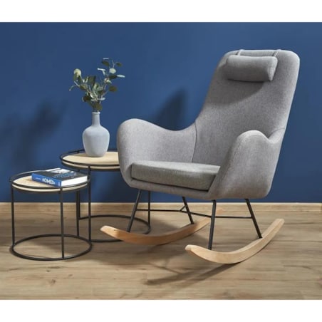 Fotel bujany BOTAS szary - powystawowy