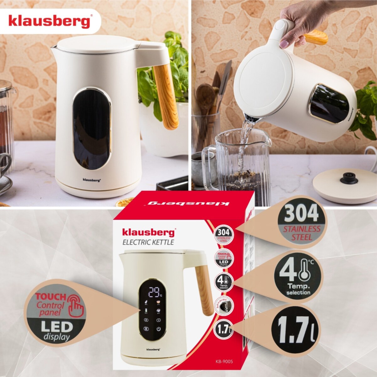 Klausberg czajnik elektryczny 66081