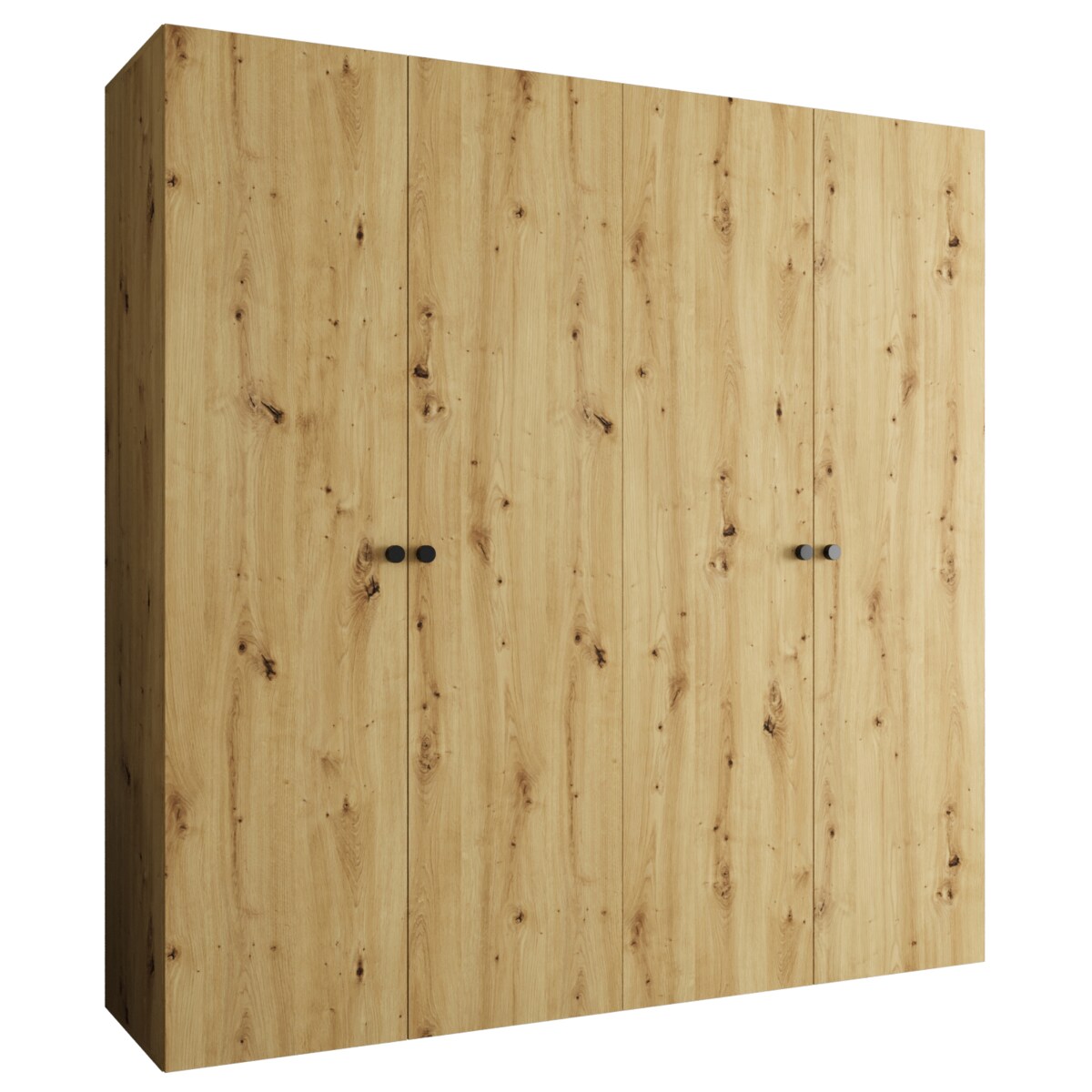 Szafa uchylna otwierana PARMA 1 200 wys. 202 cm Artisan + u. Czarny