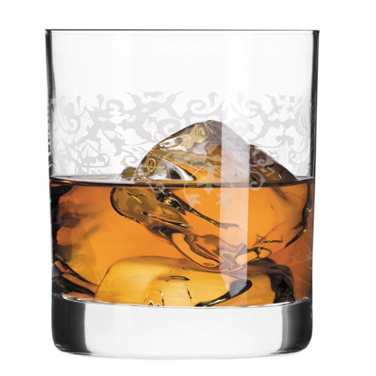 Krosno Krista Deco Szklanki do Whisky Brandy 300 ml Woda Sok ze Wzorem
