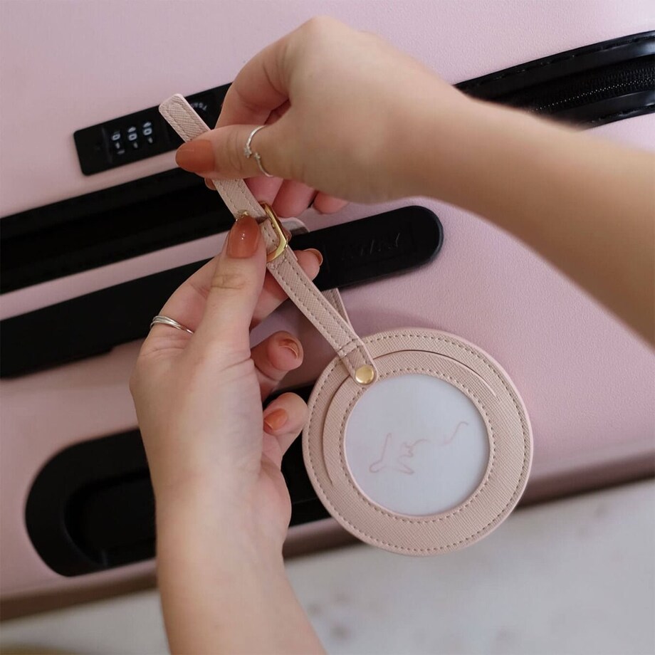 Zawieszka na bagaż Stackers różowa