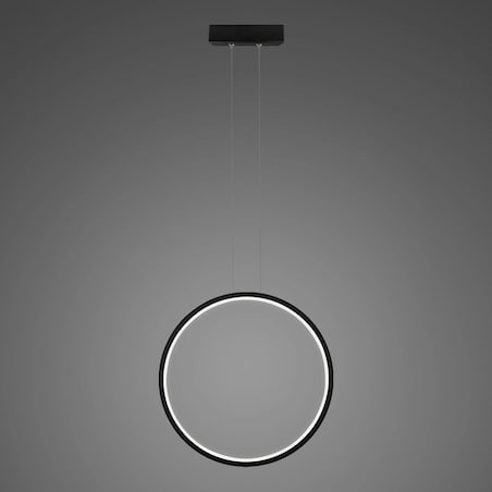 Lampa wisząca Ledowe Okręgi No.1 X 40cm 3k 22W czarny