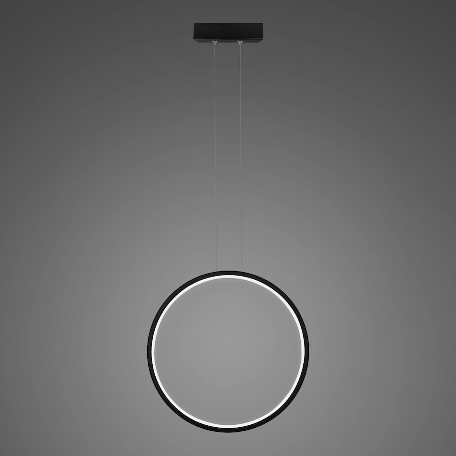 Lampa wisząca Ledowe Okręgi No.1 X 40cm 3k 22W czarny