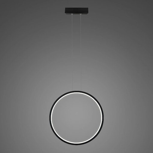 Lampa wisząca Ledowe Okręgi No.1 X 40cm 3k 22W czarny