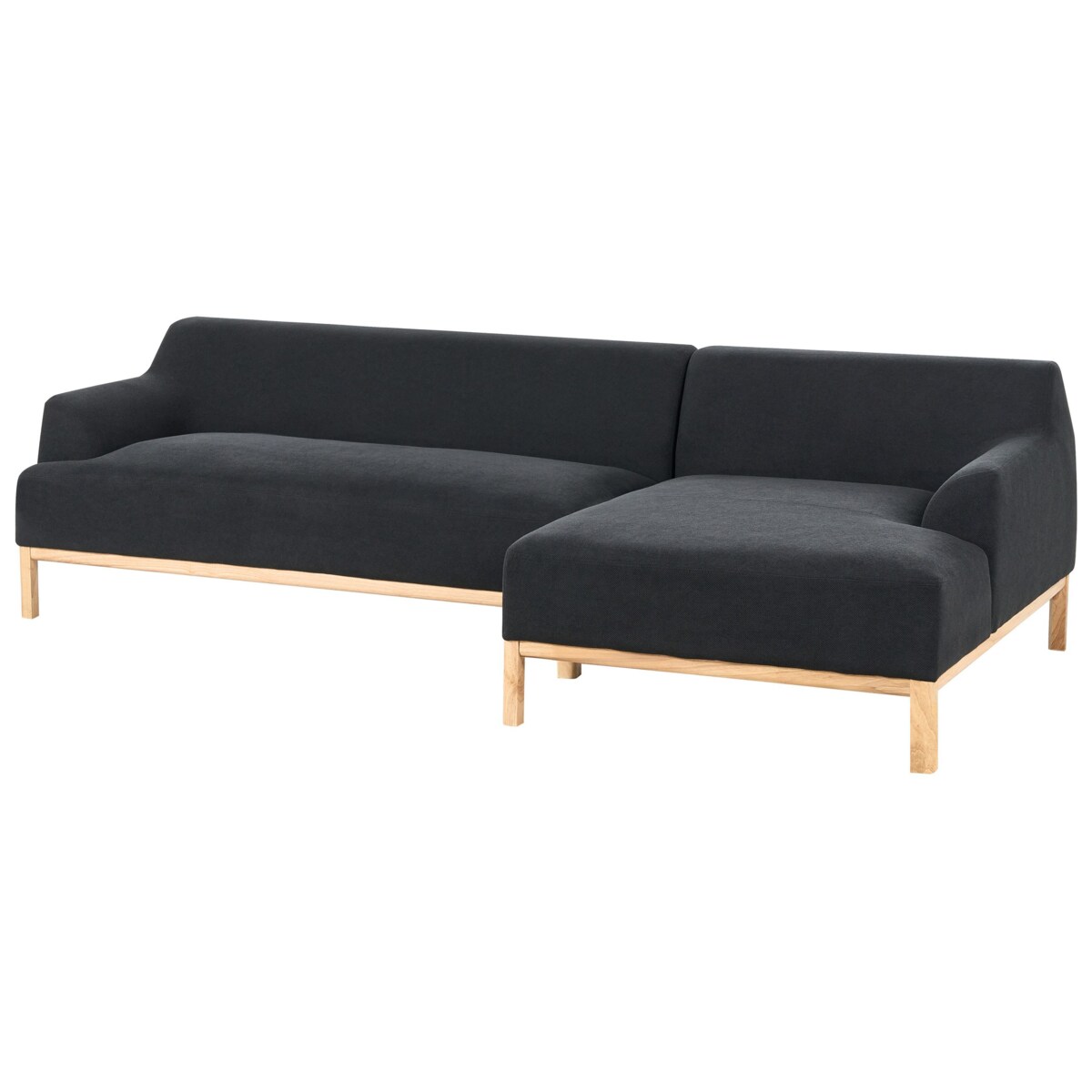 Sofa narożna lewostronna SOSJO Czarny