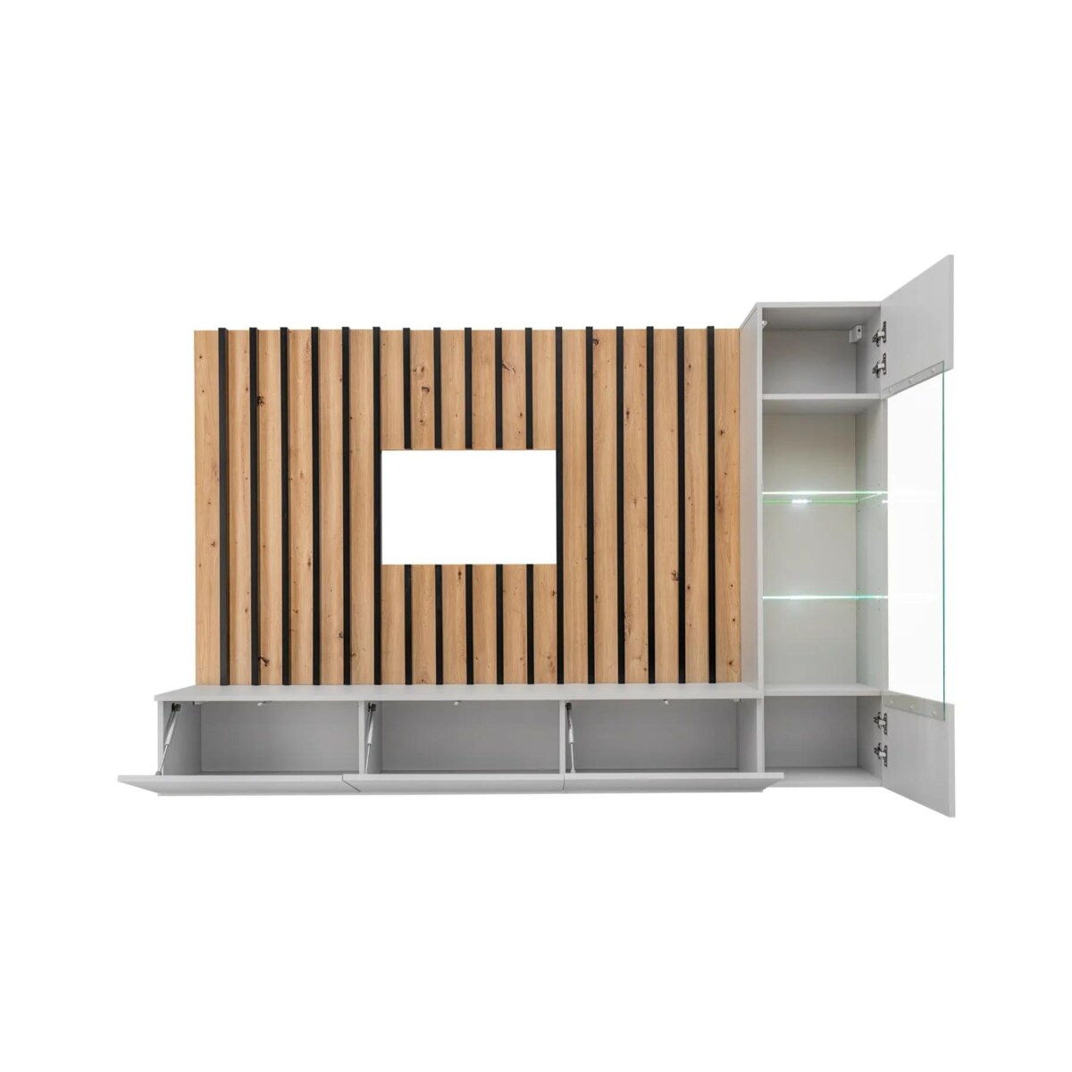 Meblościanka VERTI artrisan/perla gray