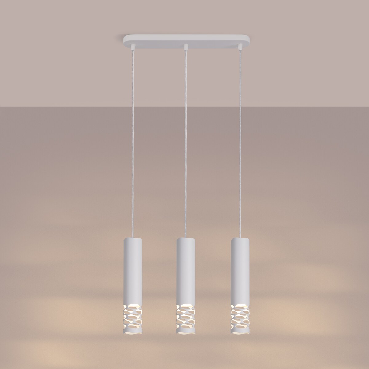 Lampa wisząca LIRO 3L biały