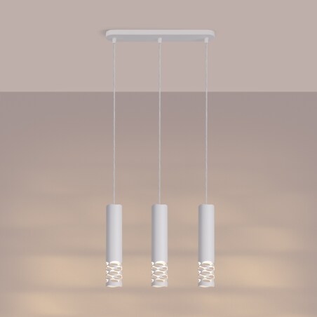 Lampa wisząca LIRO 3L biały