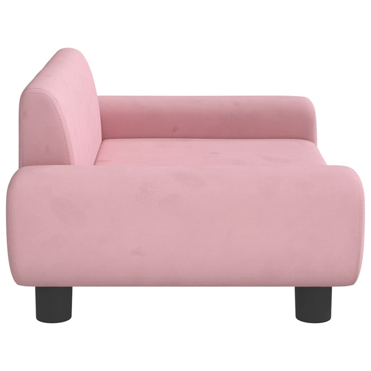 vidaXL Sofa dla dzieci, różowa, 70x45x33 cm, aksamit