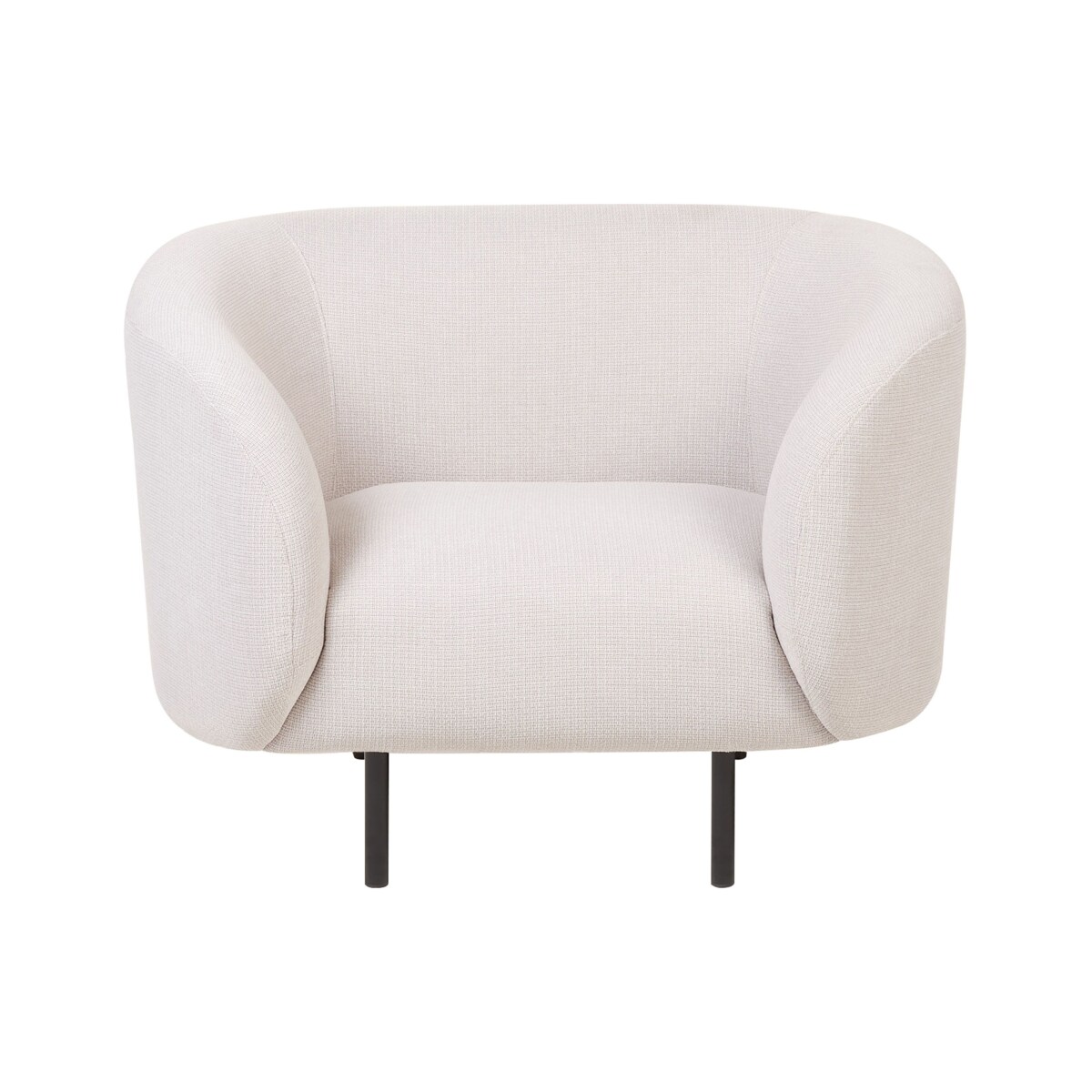 Fotel tapicerowany beżowy LOEN