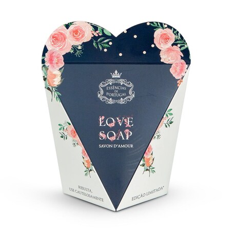 Mydło Essencias de portugal serce 150g róża