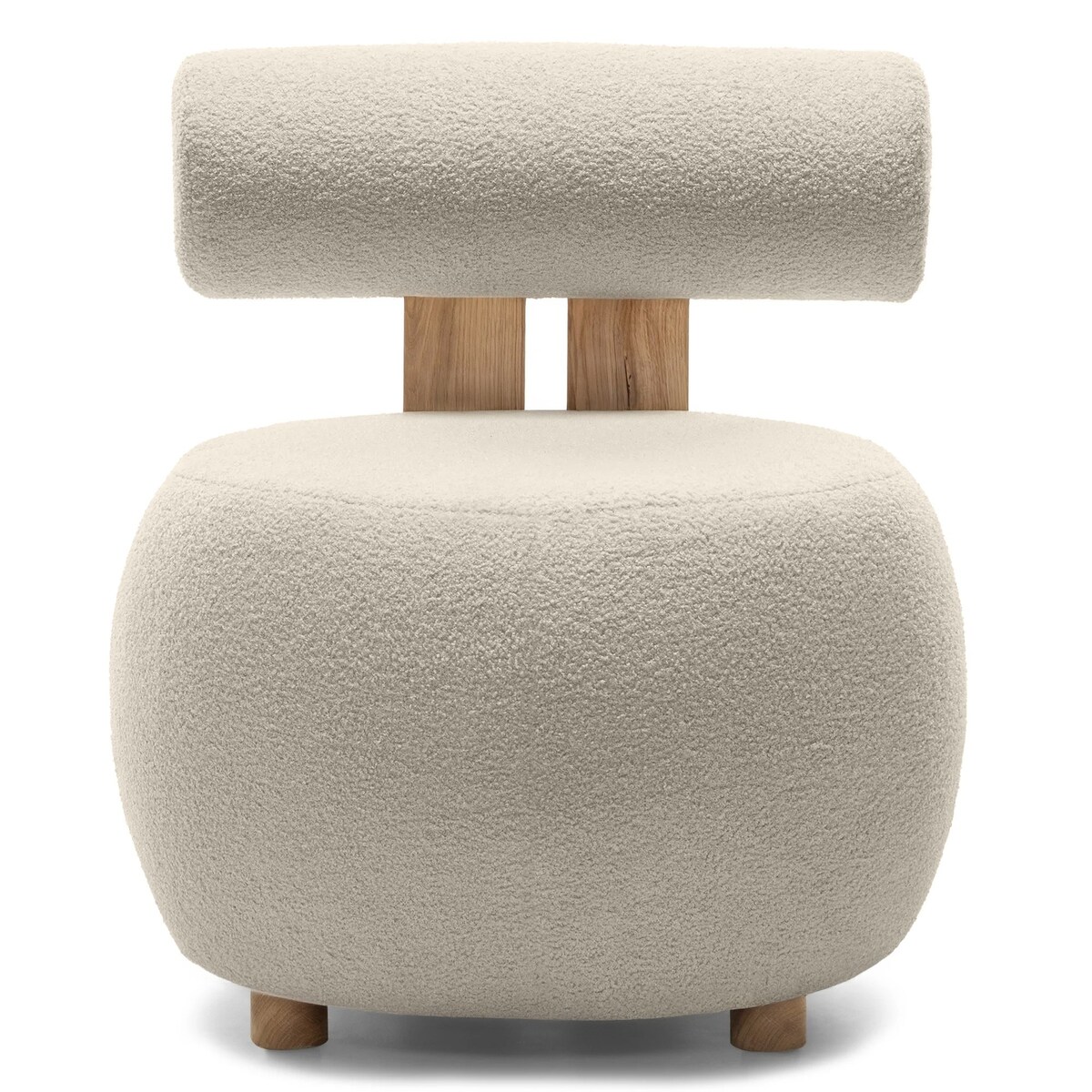 Fotel tapicerowany HANNI - III beżowy 70x63x71 cm