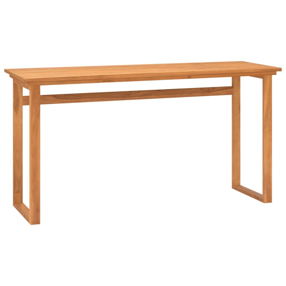 vidaXL Biurko, 120x45x75 cm, lite drewno tekowe