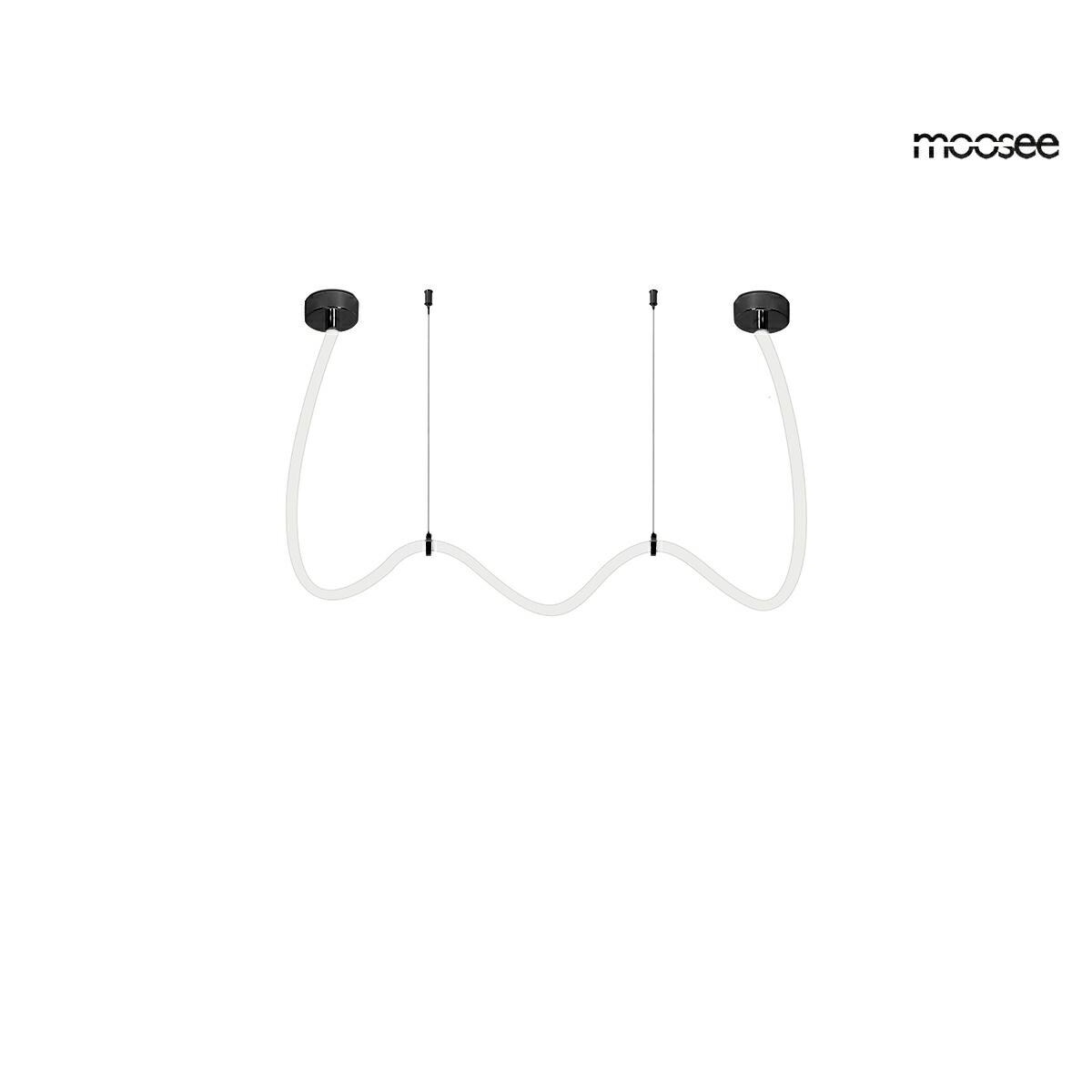 MOOSEE lampa wisząca LASSO 300 Smart czarna