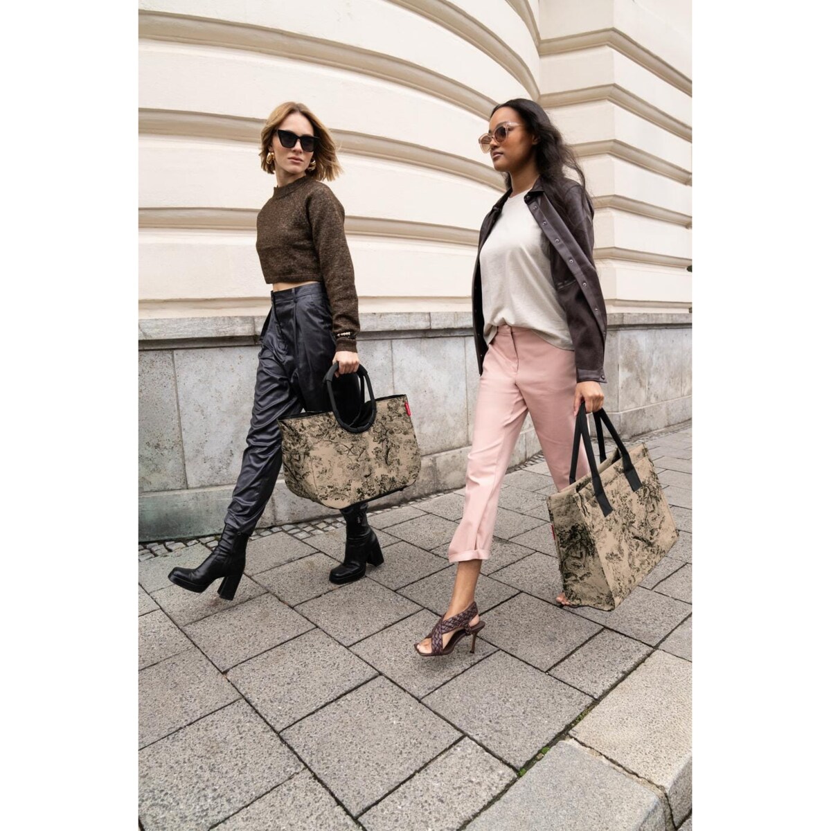 Torba DAILY SHOPPER, jacquard brown