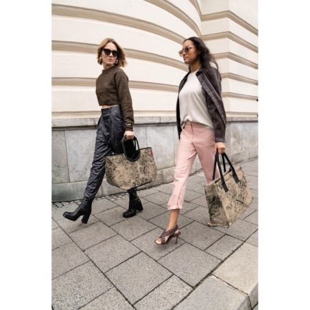 Torba DAILY SHOPPER, jacquard brown