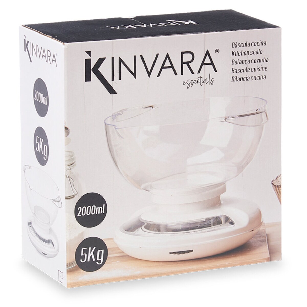 Waga kuchenna z miską 2 l