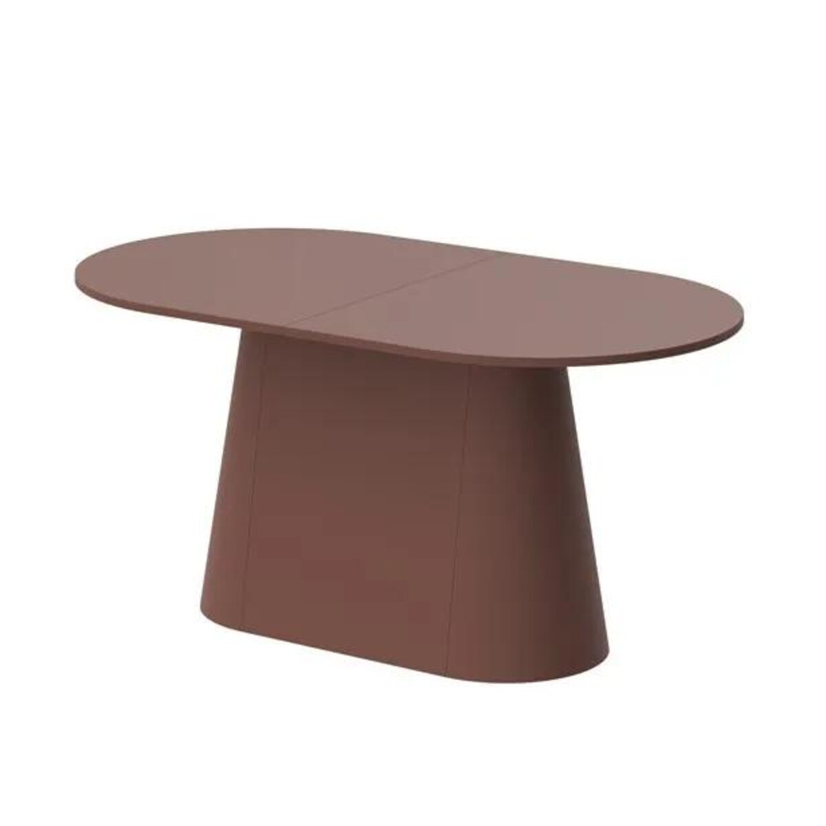 Stół rozkładany CAPITOLO 160(208)x90 bordowy