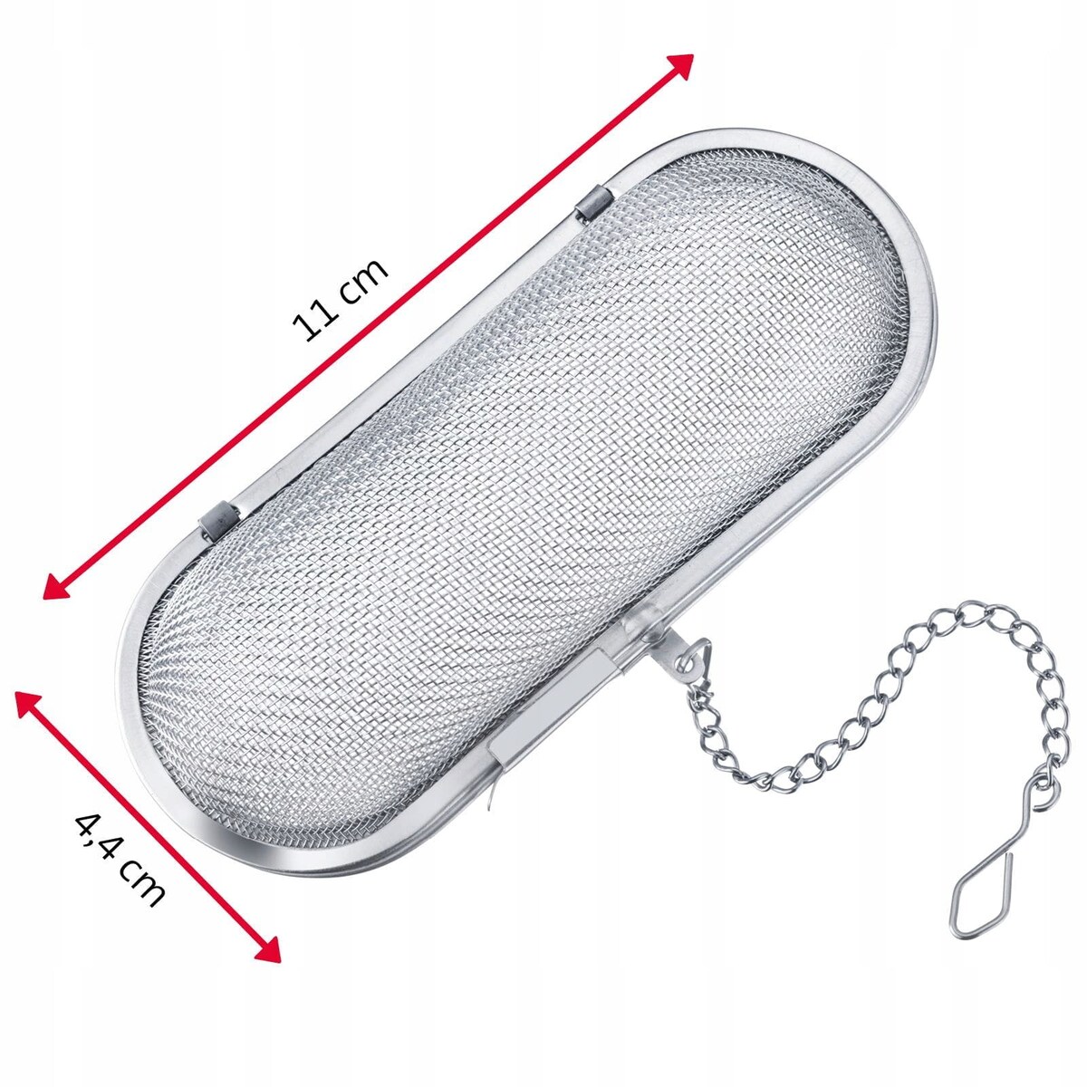 Sitko do Ziół Herbaty Liściastej do Parzenia Gotowania Wywaru 110 x 44 x 44 mm