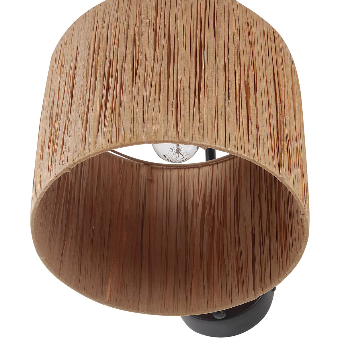 Zestaw 2 lamp ściennych SHINFA Naturalny Plecionka