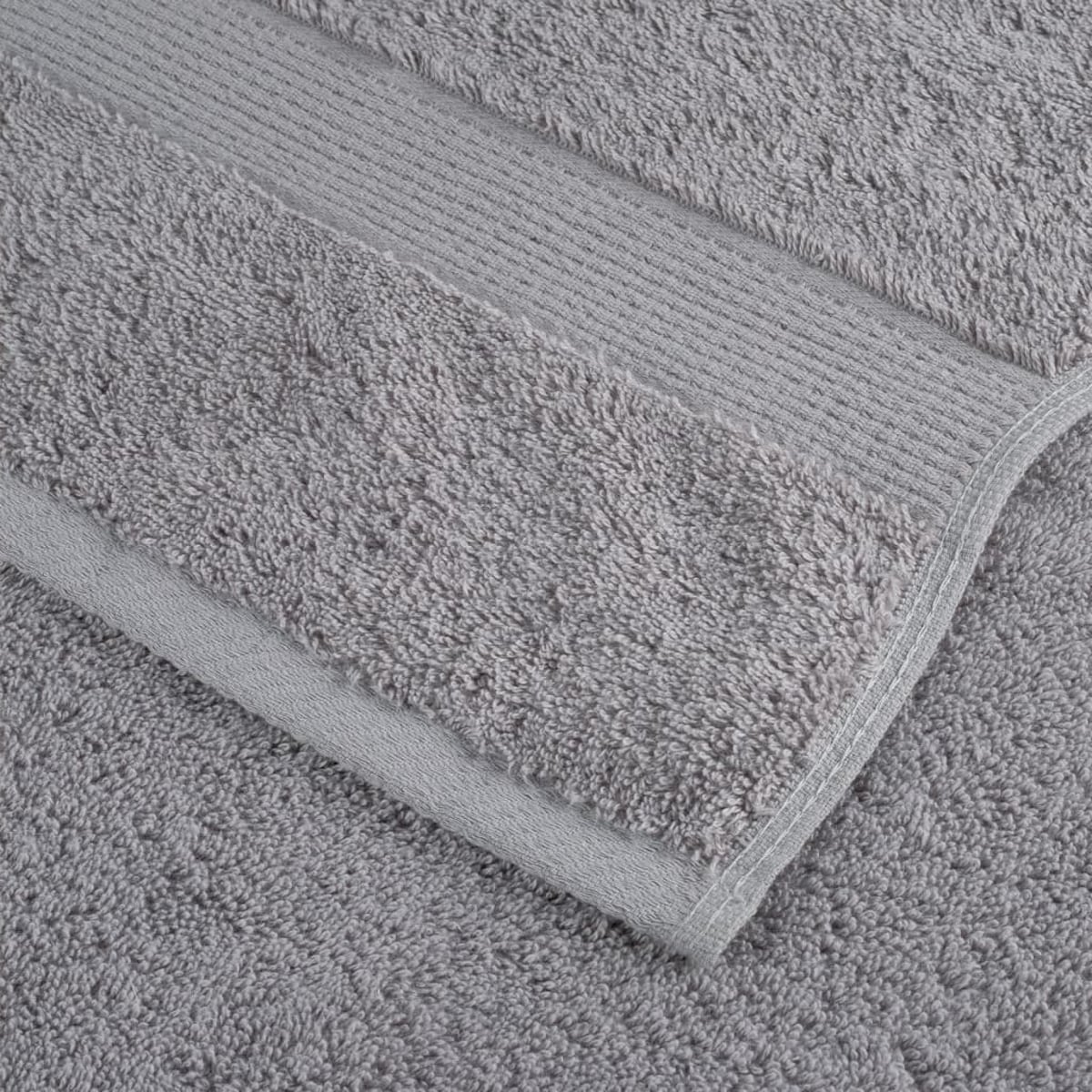 vidaXL Ręczniki premium SOLUND, 2 szt., szare, 80x200 cm
