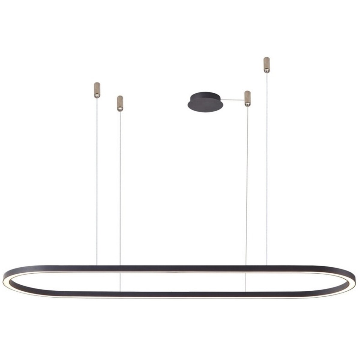 Ledowa lampa wisząca Elena AZ5055 50W eliptyczna czarna