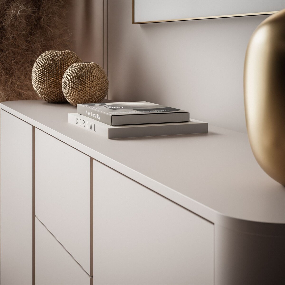 Komoda z szufladami DESTINY KASZMIR KSZ-168, kaszmir