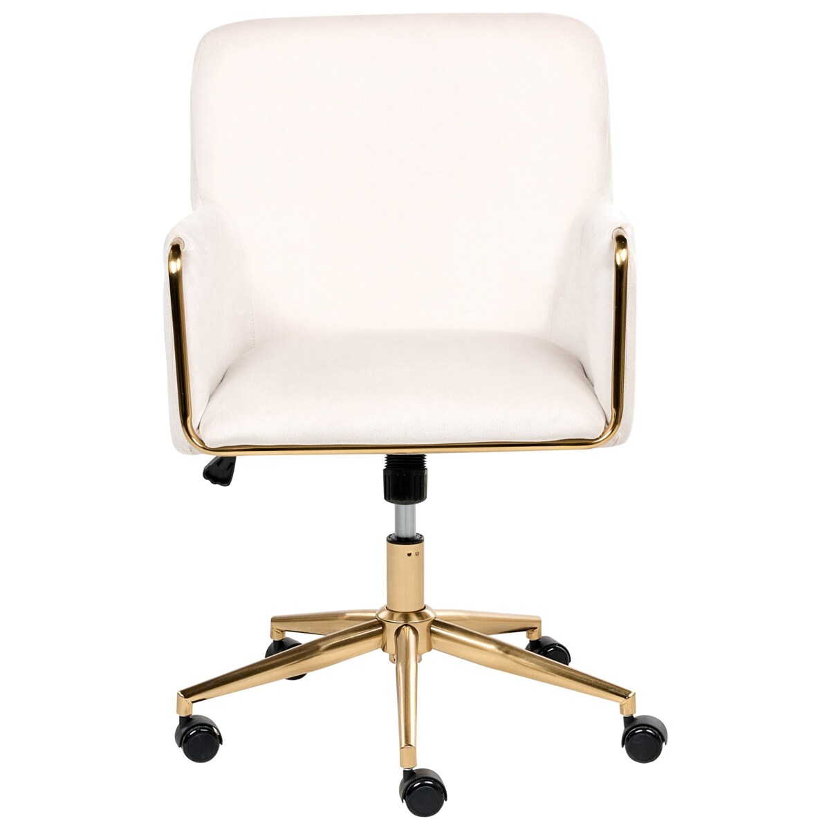 Krzesło obrotowe ALTONA Welur Złamana biel