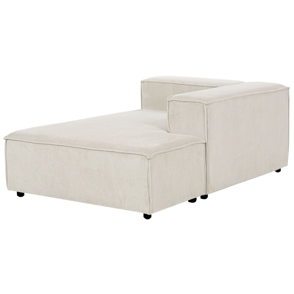 Narożnik modułowy dla 5 osób ARDAL Sztruks Złamana biel Prawostronny