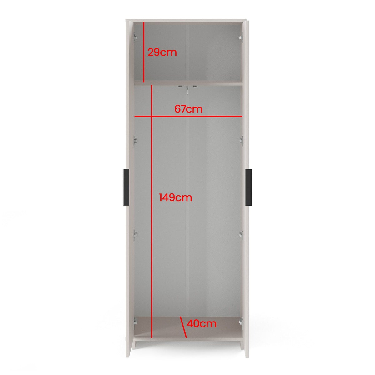 Zestaw mebli do przedpokoju Napoli wersja 3 Trinity 05 kaszmir