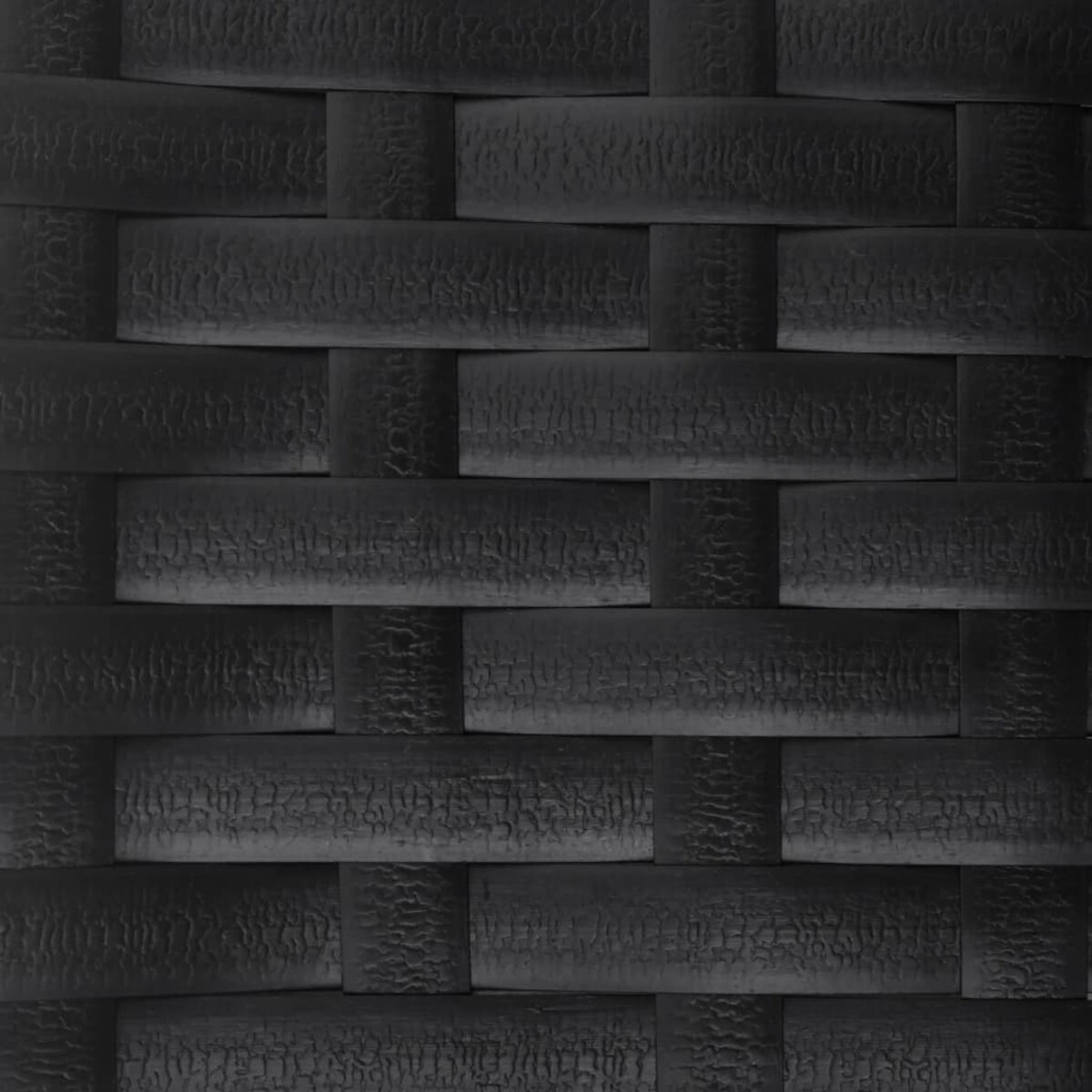 vidaXL 2-osobowa ławka ogrodowa z poduszką, czarna, polirattan