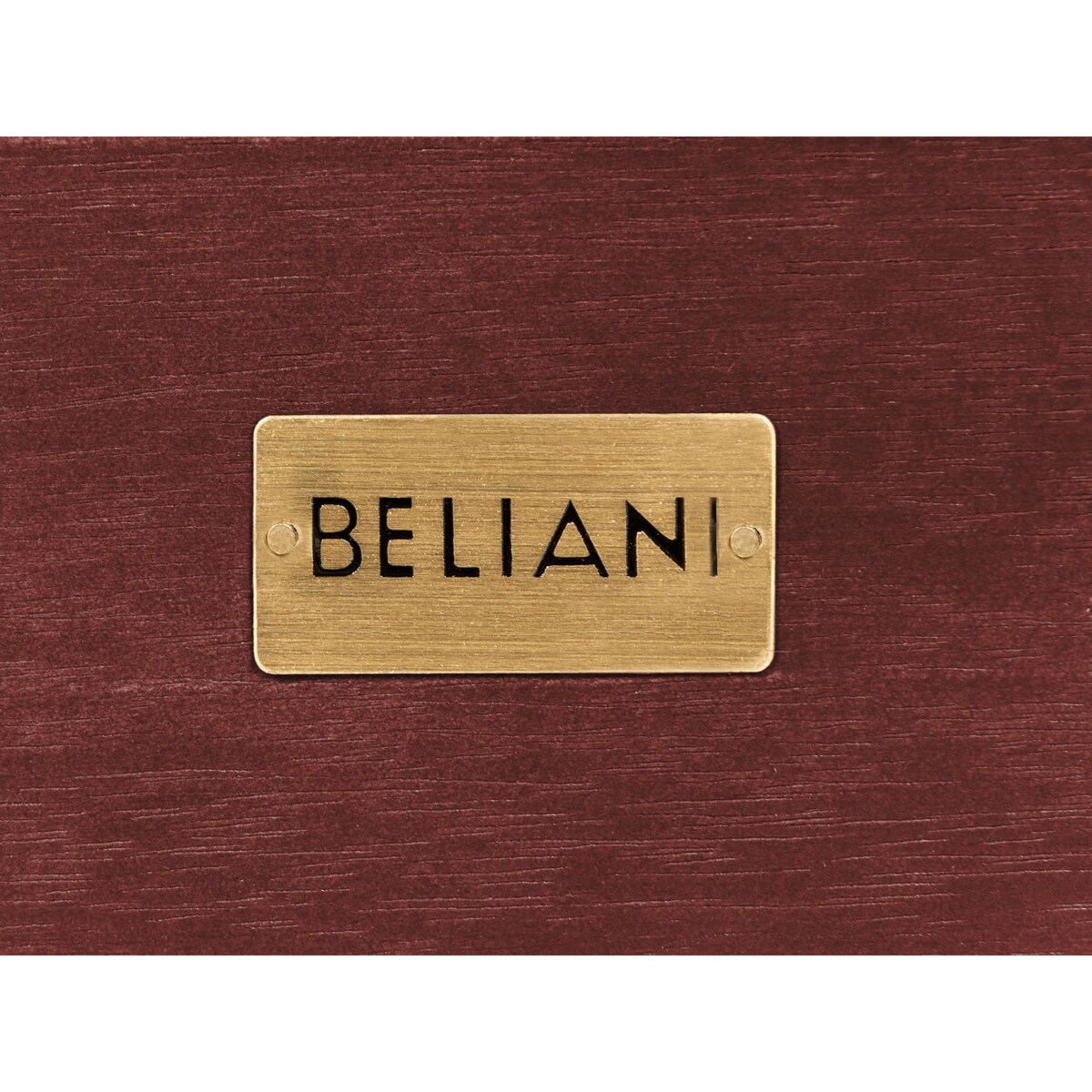 Stolik ogrodowy drewniany 90 x 75 cm mahoniowy brąz TIMOR II