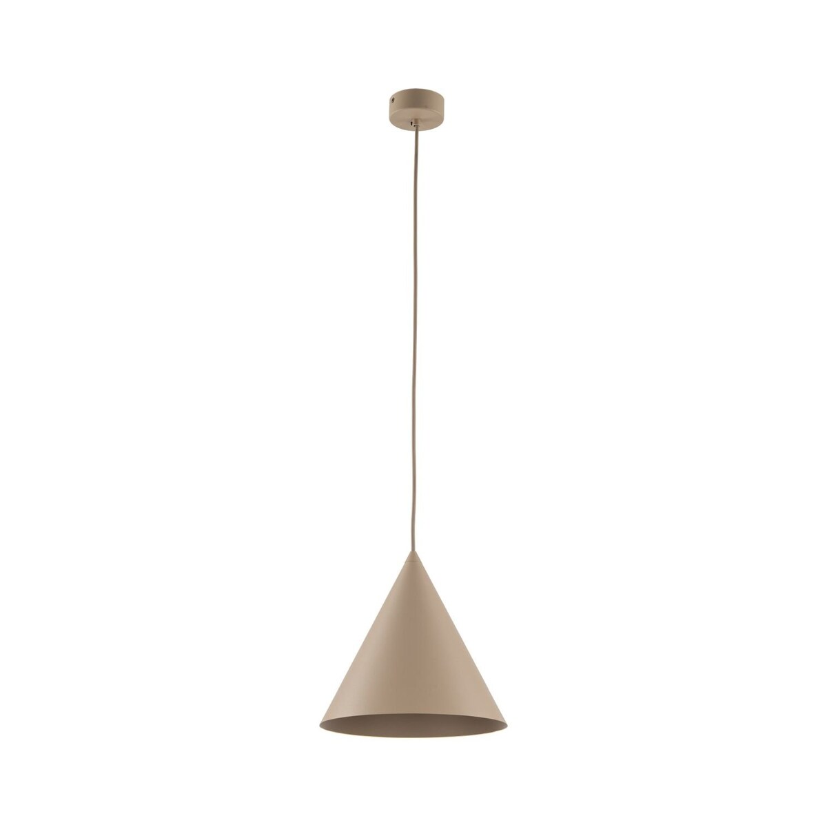 Lampa wisząca TK Lighting CONO SABIA M 10620 beżowa 25 cm E27 regulowana do 160 cm, nowoczesna do salonu i kuchni