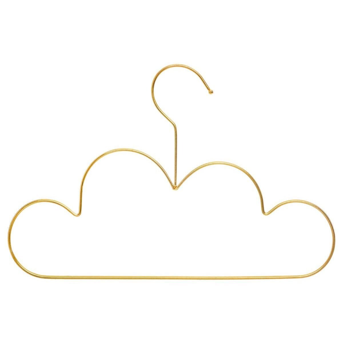 Wieszaki w kształcie chmurki, metalowe, 3 sztuki w komplecie