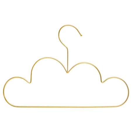 Wieszaki w kształcie chmurki, metalowe, 3 sztuki w komplecie