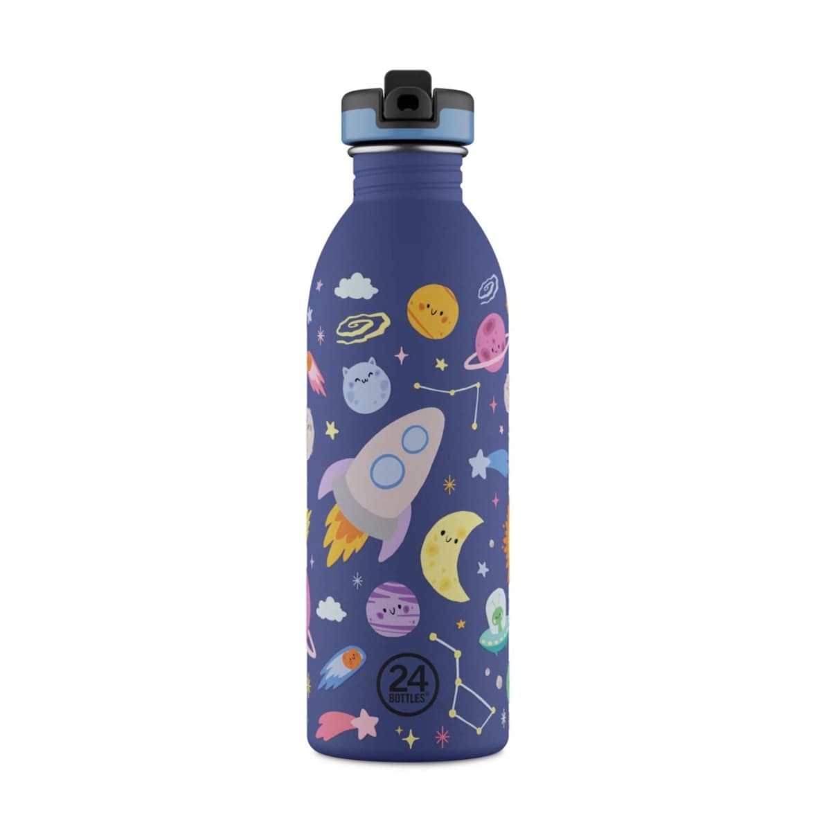 24BOTTLES butelka na wodę dla dzieci 500 ml, Space Friends